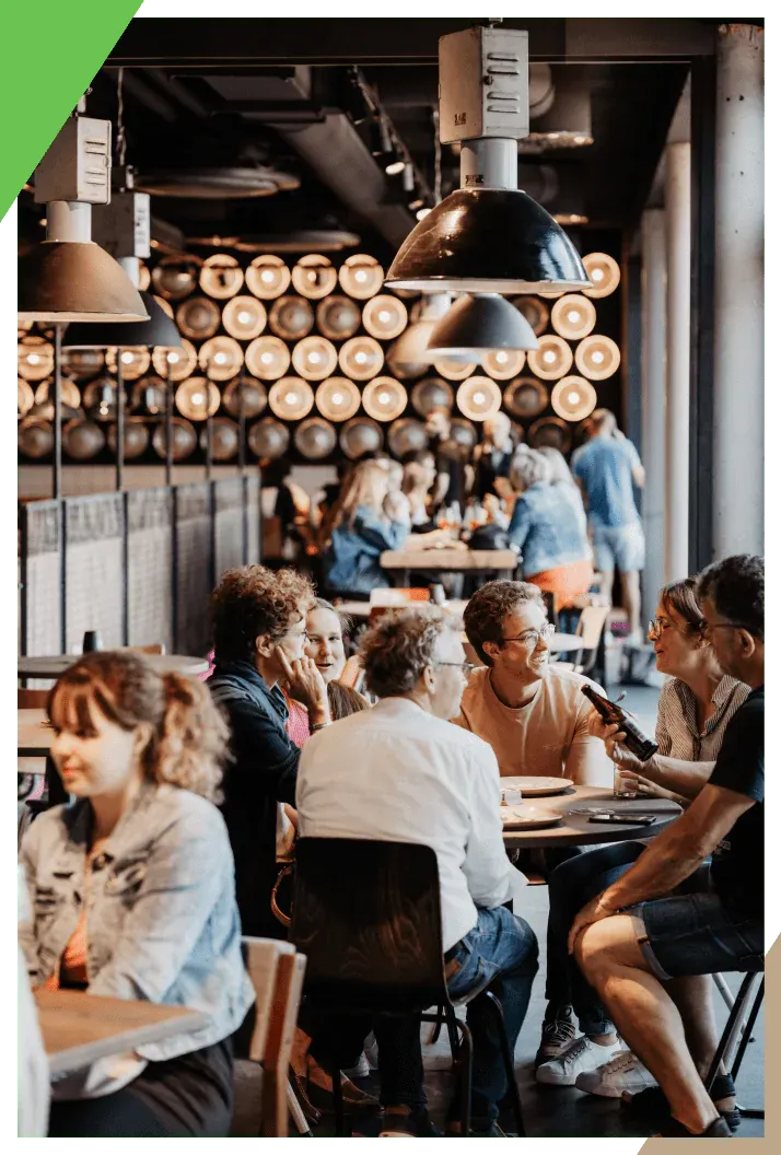 Gäste im Restaurant